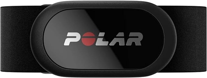 Black fitness tracker with a prominent "Polar" logo.